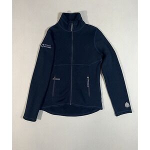 Stio Sweetwater Fleece Jacket Womens Small Mountain Shadow Navy Blue Full Zip